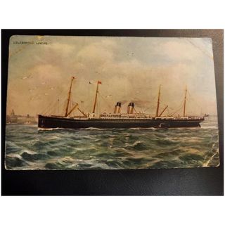 1931 White Star Line luggage tag for RMS Majestic : r/Antiques